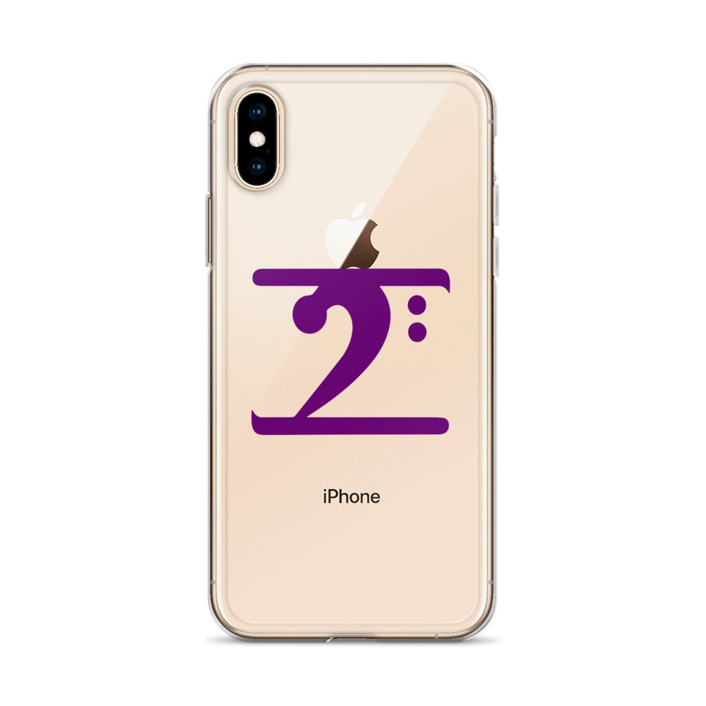 PURPLE LOGO iPhone Case - Lathon Bass Wear