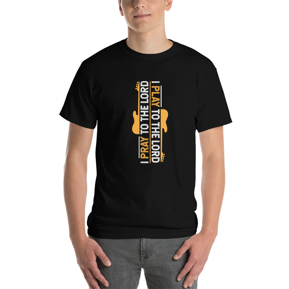 I PLAY TO THE LORD - GOLD Short-Sleeve T-Shirt - Lathon Bass Wear