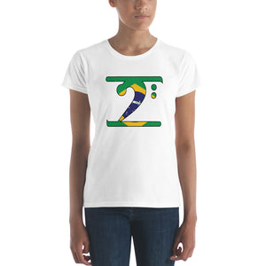 BRAZIL LBW Women's short sleeve t-shirt - Lathon Bass Wear