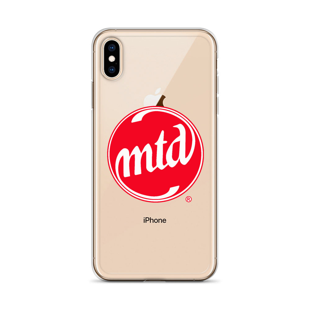 MTD RED & WHITE LOGO iPhone Case