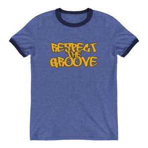 RESPECT THE GROOVE Ringer T-Shirt - Lathon Bass Wear