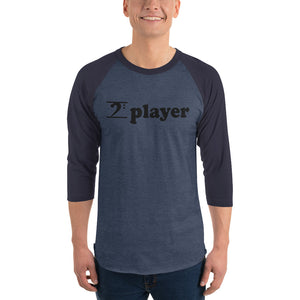 PLAYER 3/4 sleeve raglan shirt - Lathon Bass Wear