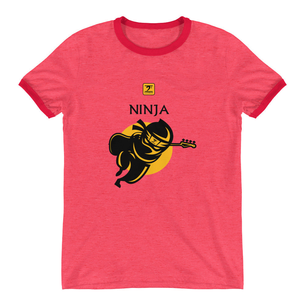 NINJA LATHON STYLE Ringer T-Shirt - Lathon Bass Wear