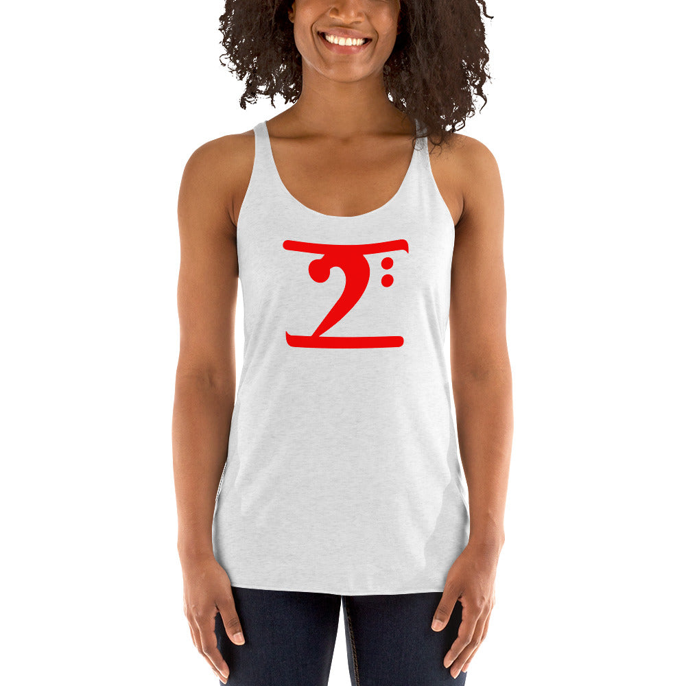 RED LOGO Women's Racerback Tank - Lathon Bass Wear