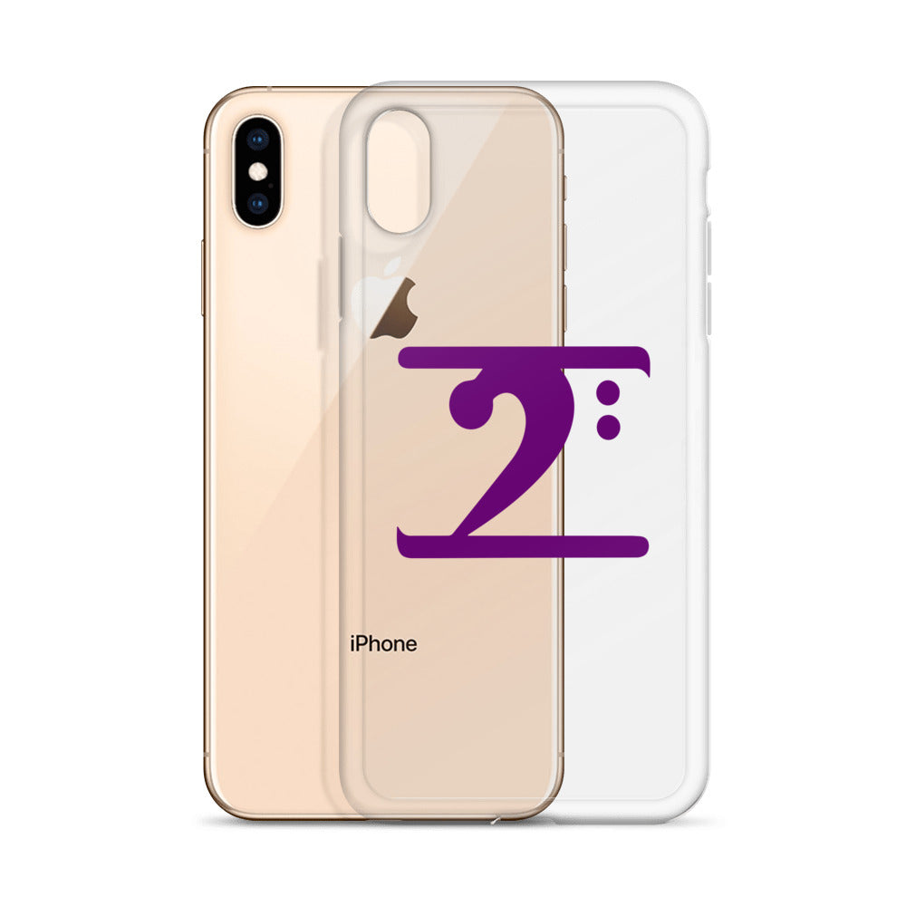 PURPLE LOGO iPhone Case - Lathon Bass Wear