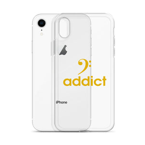 BASS ADDICT - GOLD iPhone Case - Lathon Bass Wear