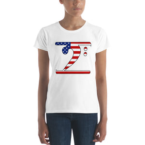 USA LBW Women's short sleeve t-shirt - Lathon Bass Wear