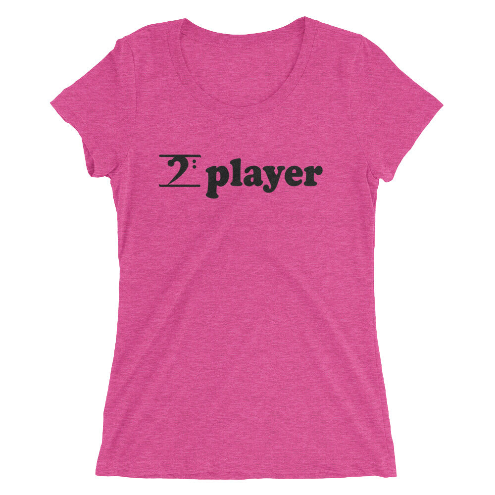 PLAYER Ladies' short sleeve t-shirt - Lathon Bass Wear