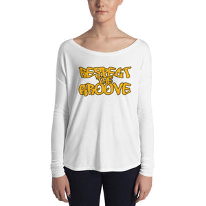 RESPECT THE GROOVE Ladies' Long Sleeve Tee - Lathon Bass Wear