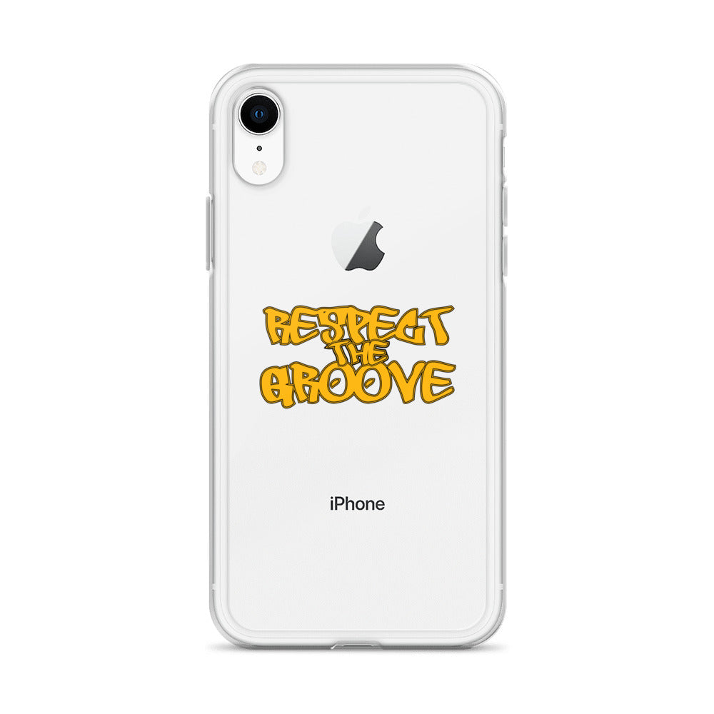 RESPECT THE GROOVE iPhone Case - Lathon Bass Wear