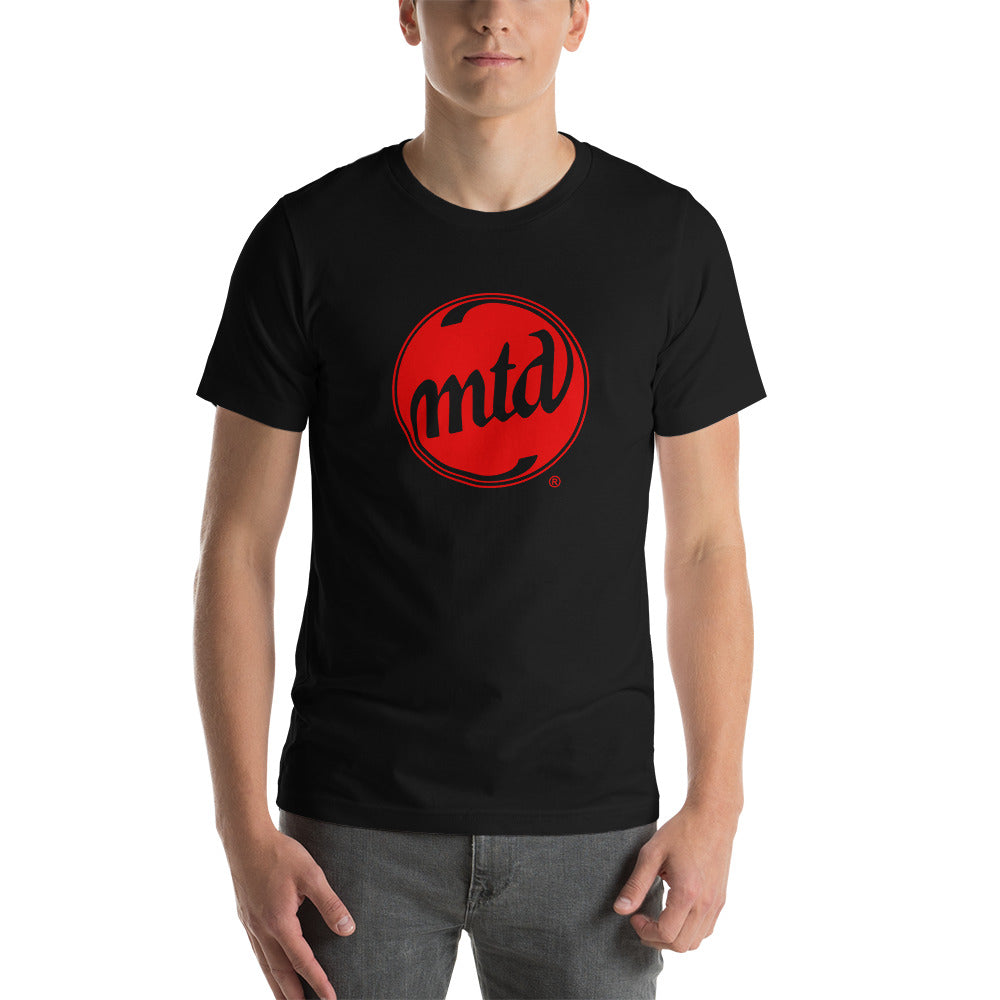 MTD BLACK - RED/BLACK LOGO Short-Sleeve Unisex T-Shirt