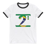 BRAZIL LBW Ringer T-Shirt - Lathon Bass Wear