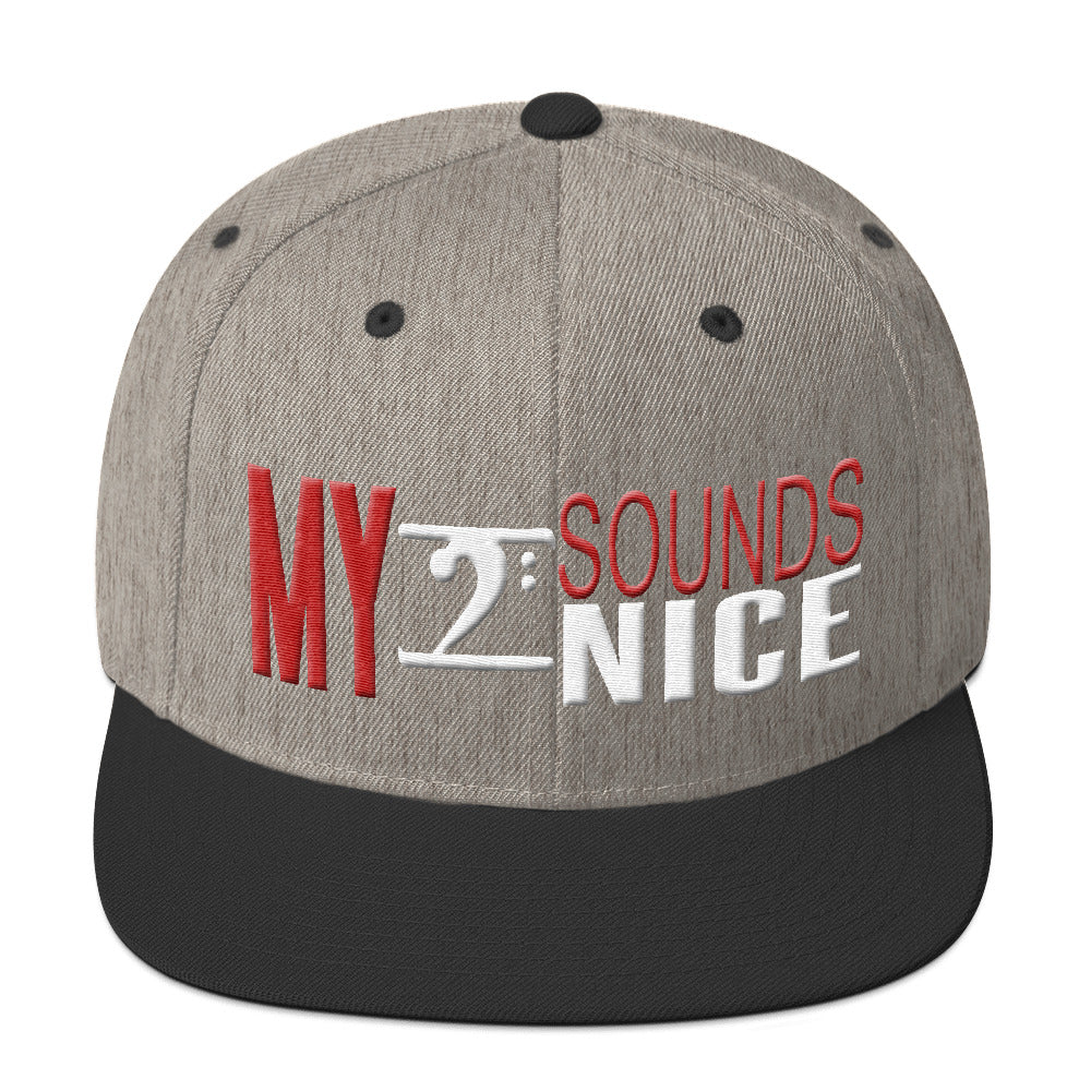 My Bass Sounds Nice Snapback Hat - Lathon Bass Wear