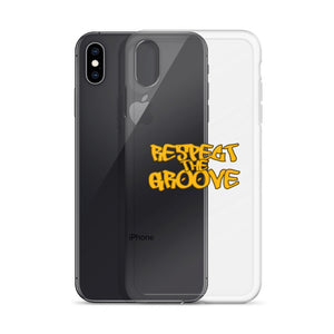 RESPECT THE GROOVE iPhone Case - Lathon Bass Wear