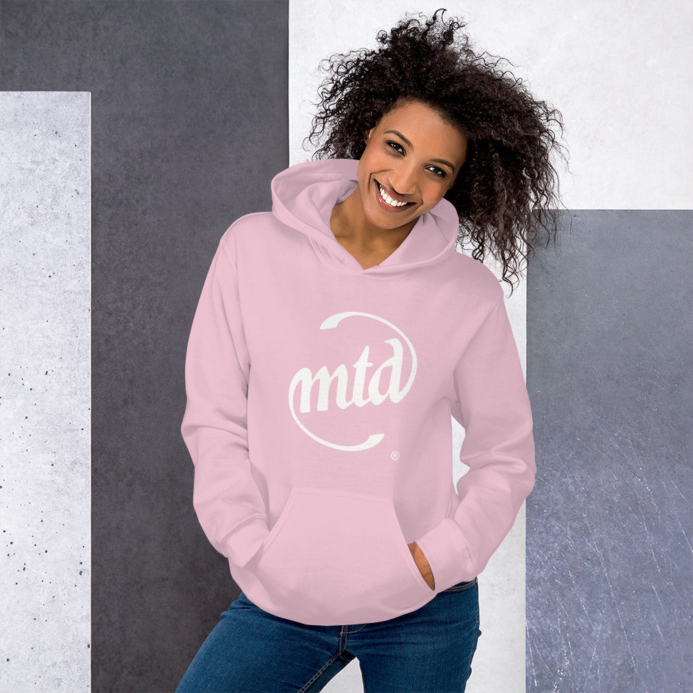 MTD LADIES CIRCLE WHITE LOGO Unisex Hoodie