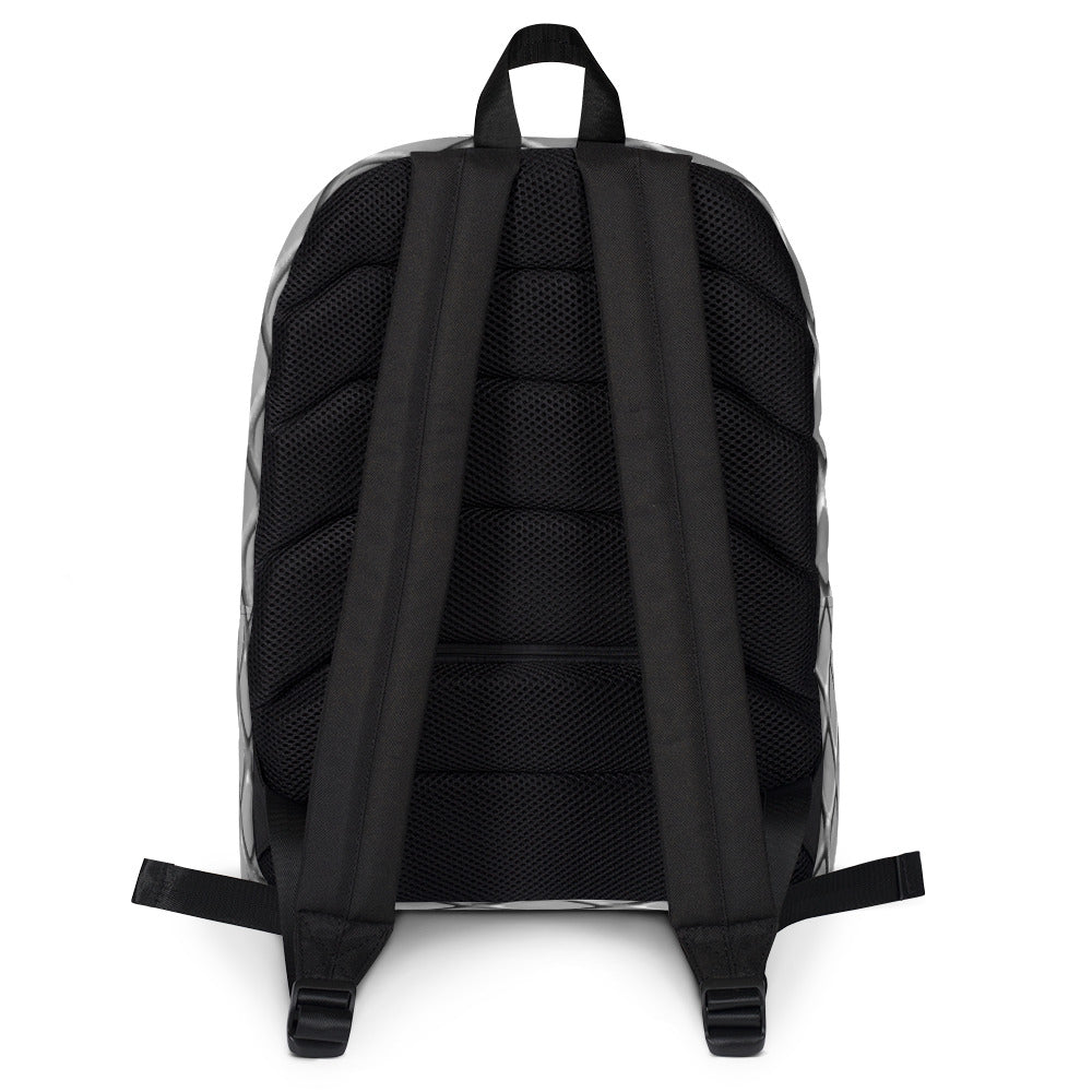 CHROME LOGO SILVER Backpack - Lathon Bass Wear