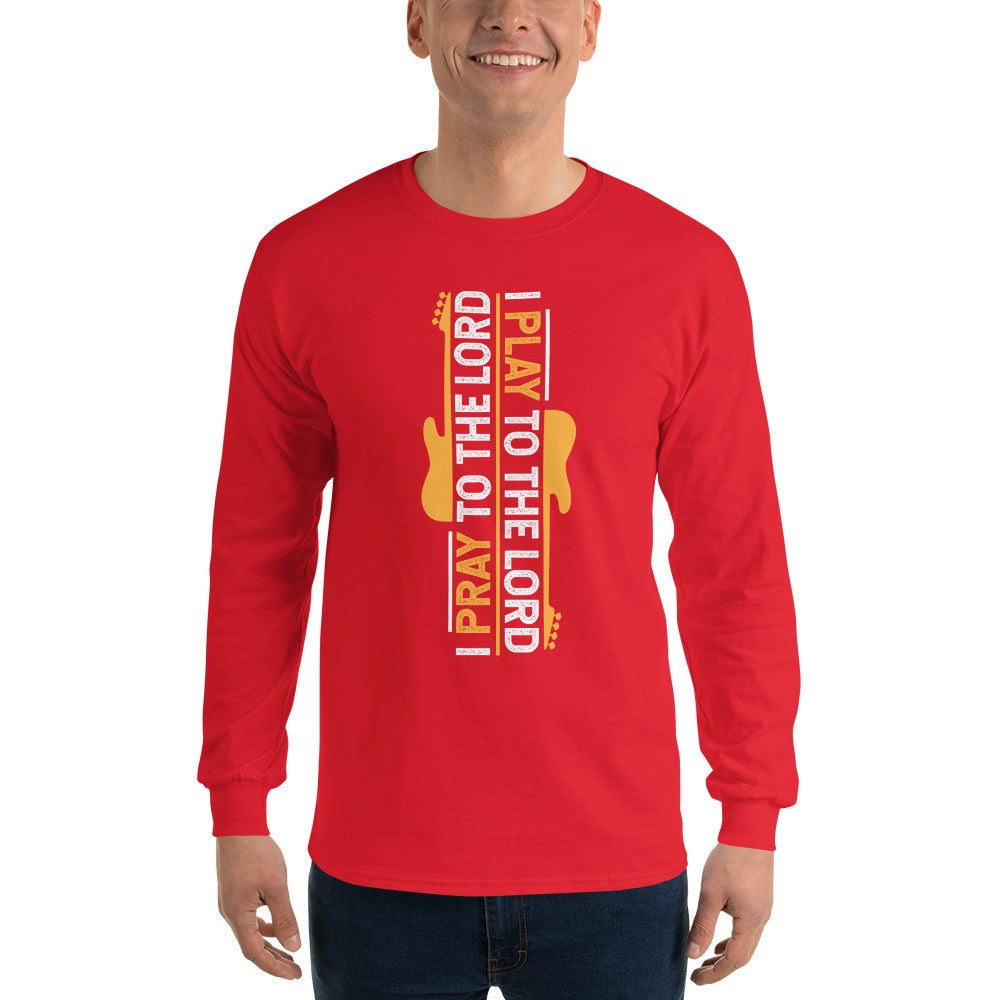 I PLAY TO THE LORD - GOLD Long Sleeve T-Shirt - Lathon Bass Wear