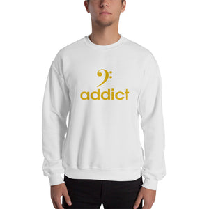 BASS ADDICT - GOLD Sweatshirt - Lathon Bass Wear