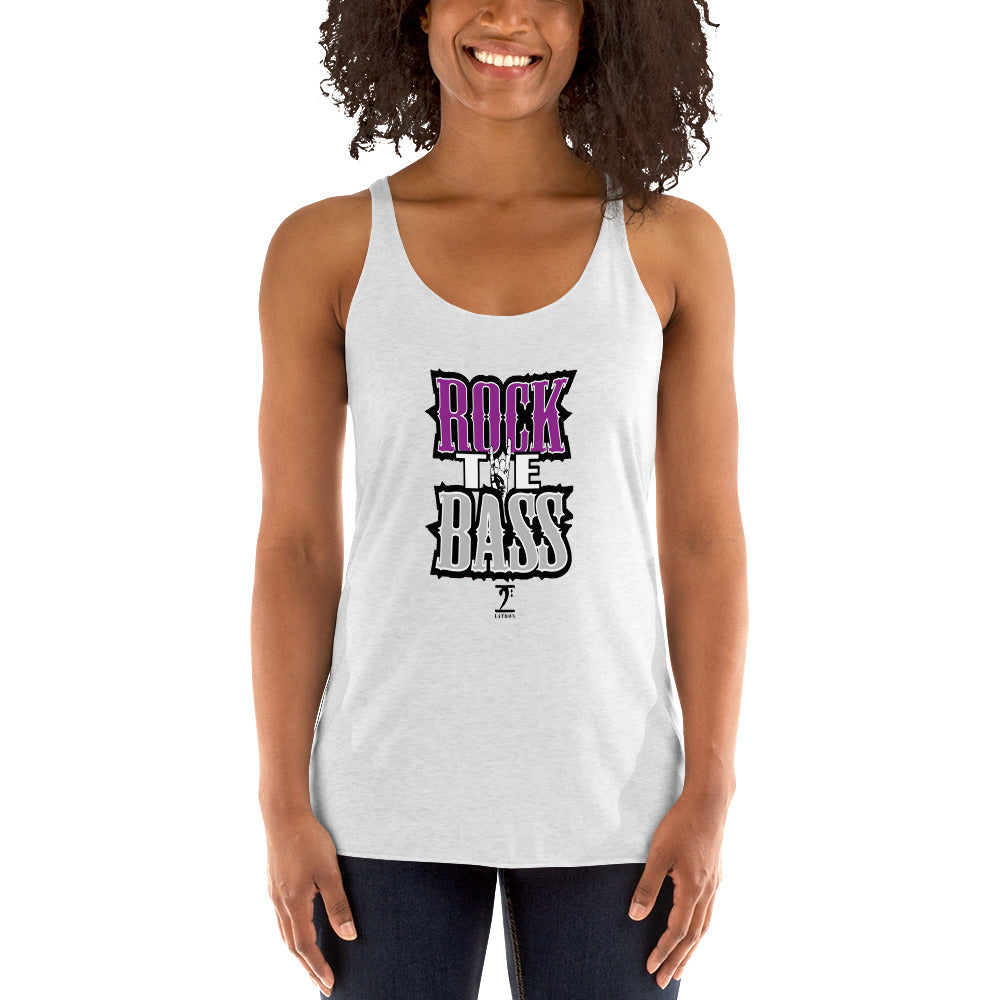 ROCK THE BASS Women's Racerback Tank - Lathon Bass Wear