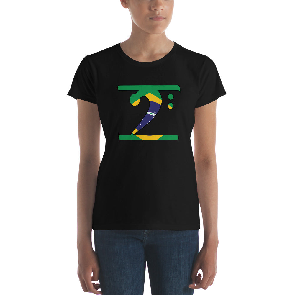 BRAZIL LBW Women's short sleeve t-shirt - Lathon Bass Wear