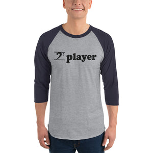 PLAYER 3/4 sleeve raglan shirt - Lathon Bass Wear