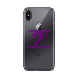 PURPLE LOGO iPhone Case - Lathon Bass Wear