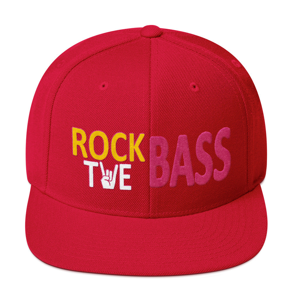 Rock the Bass Pink Snapback Hat - Lathon Bass Wear