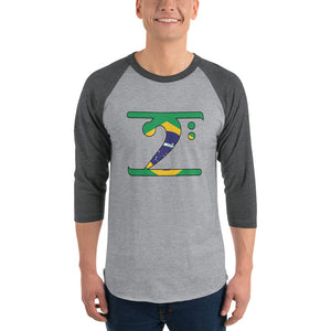 BRAZIL LBW 3/4 sleeve raglan shirt - Lathon Bass Wear