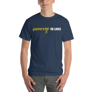 GROOVIN' IS LIFE Short Sleeve T-Shirt - Lathon Bass Wear
