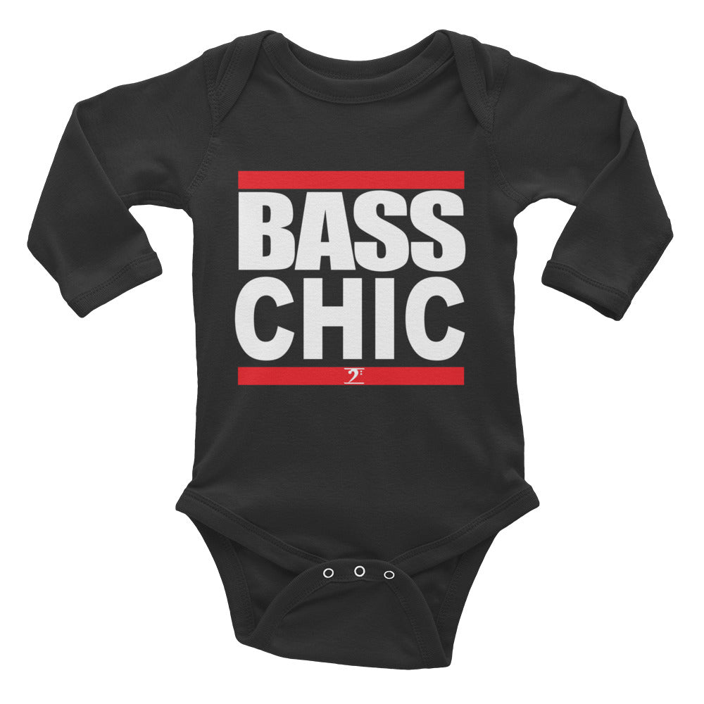 BASS CHIC Infant Long Sleeve Bodysuit - Lathon Bass Wear