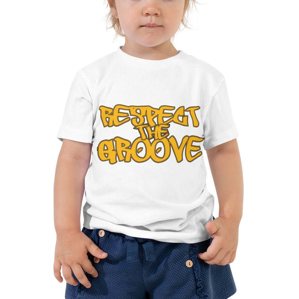 RESPECT THE GROOVE Toddler Short Sleeve Tee - Lathon Bass Wear