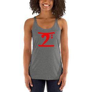 RED LOGO Women's Racerback Tank - Lathon Bass Wear