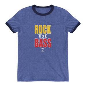 ROCK THE BASS Ringer T-Shirt - Lathon Bass Wear