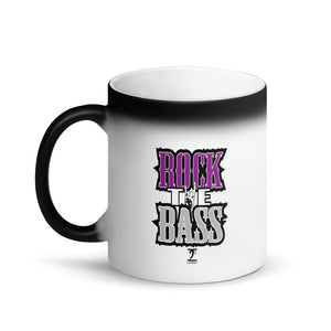 ROCK THE BASS Matte Black Magic Mug - Lathon Bass Wear