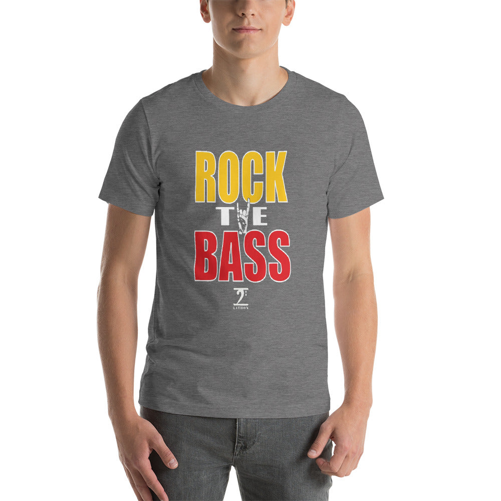 ROCK THE BASS Short-Sleeve Unisex T-Shirt - Lathon Bass Wear