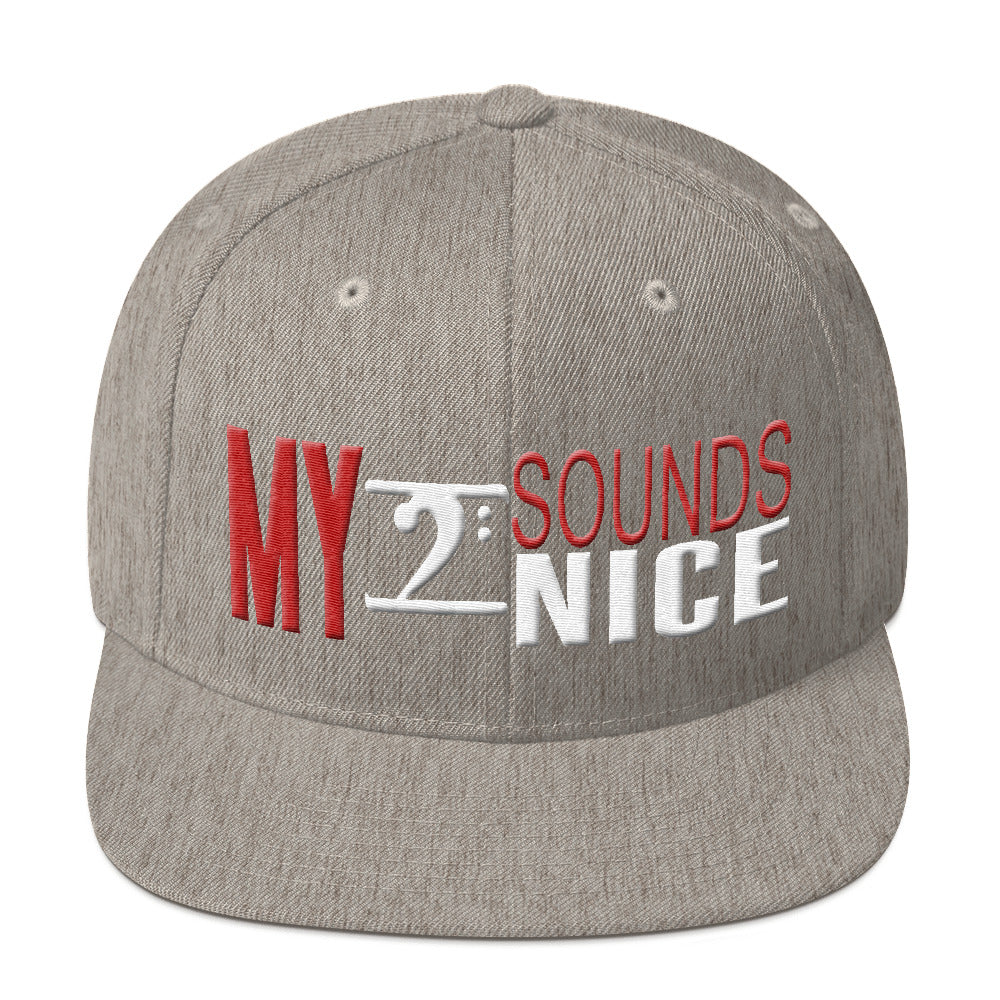 My Bass Sounds Nice Snapback Hat - Lathon Bass Wear