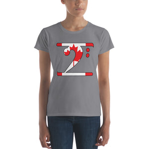 CANADA LBW Women's short sleeve t-shirt - Lathon Bass Wear