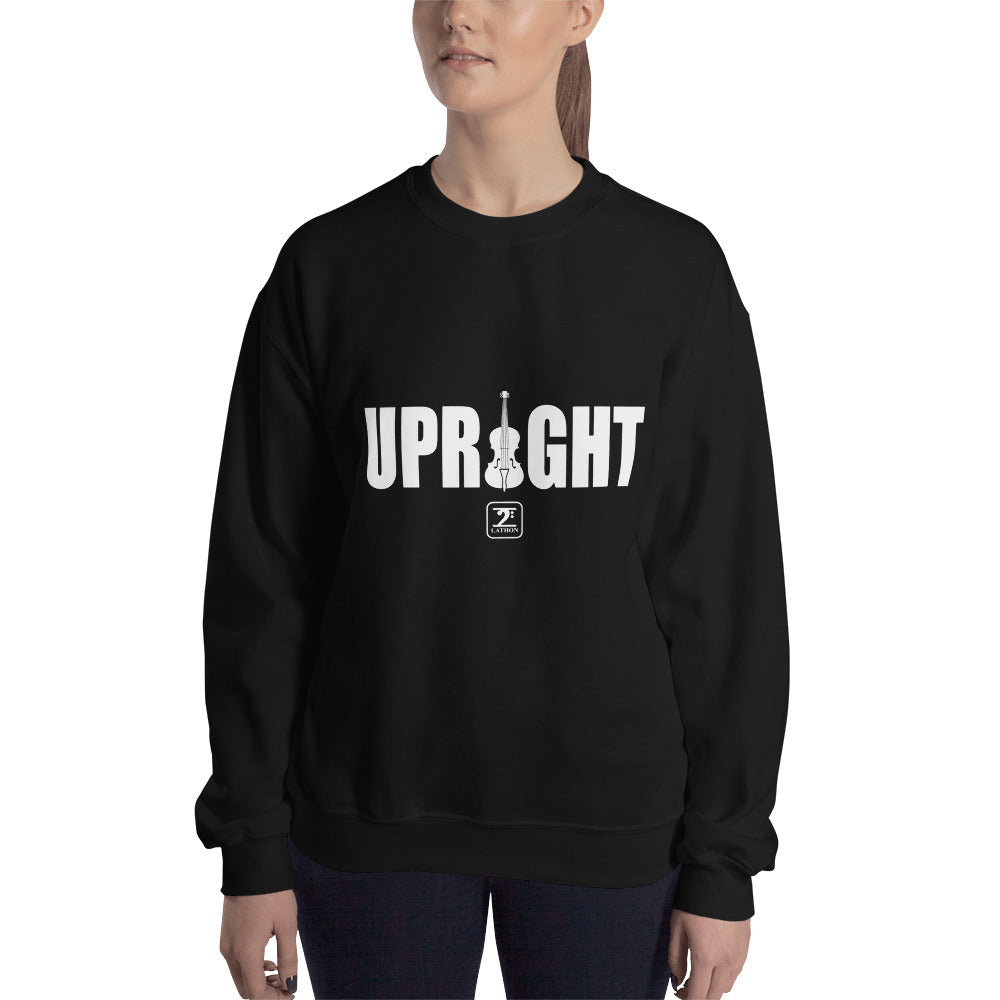 UPRIGHT - WHITE Sweatshirt - Lathon Bass Wear