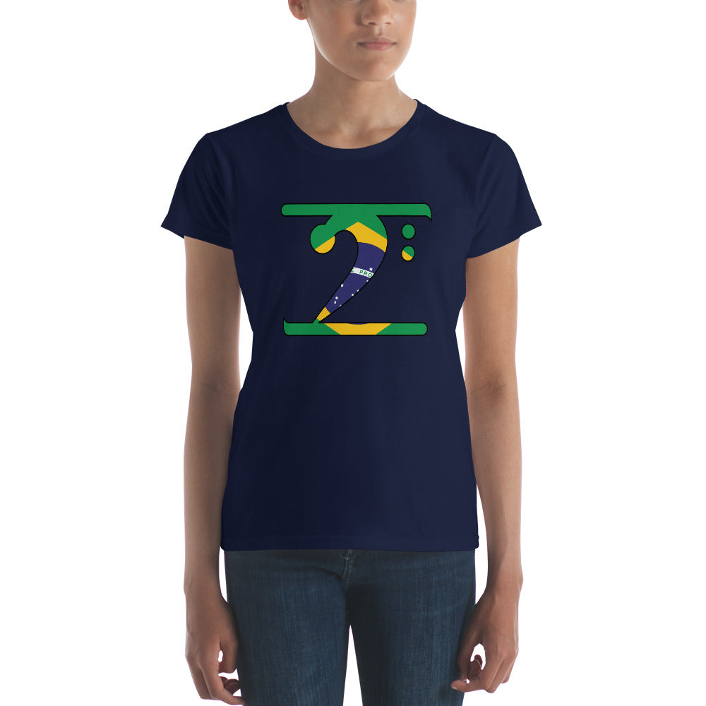 BRAZIL LBW Women's short sleeve t-shirt - Lathon Bass Wear