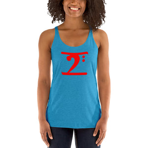 RED LOGO Women's Racerback Tank - Lathon Bass Wear