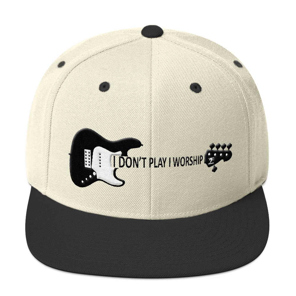 I Don't Play I Worship Bass Snapback Hat - Lathon Bass Wear