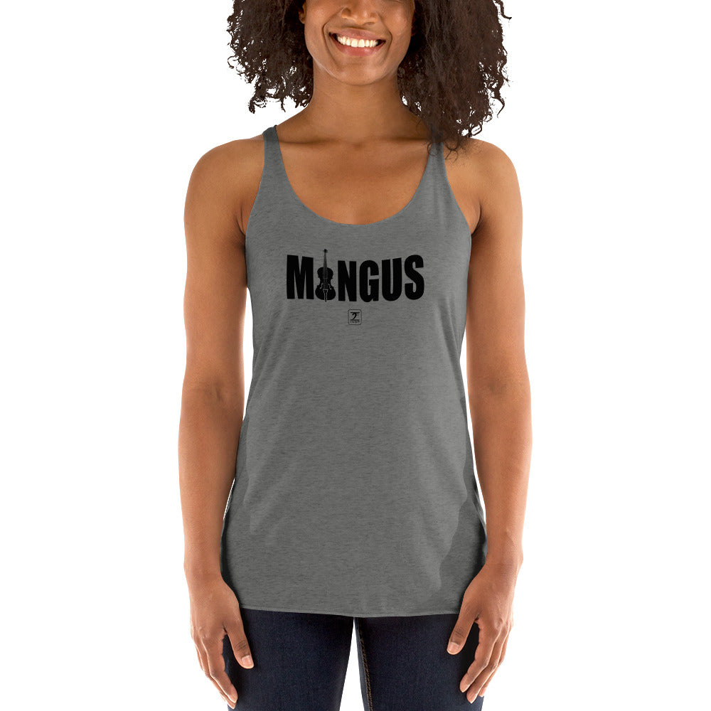 MINGUS-BLACK Women's Racerback Tank - Lathon Bass Wear