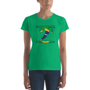 BRAZIL LBW Women's short sleeve t-shirt - Lathon Bass Wear