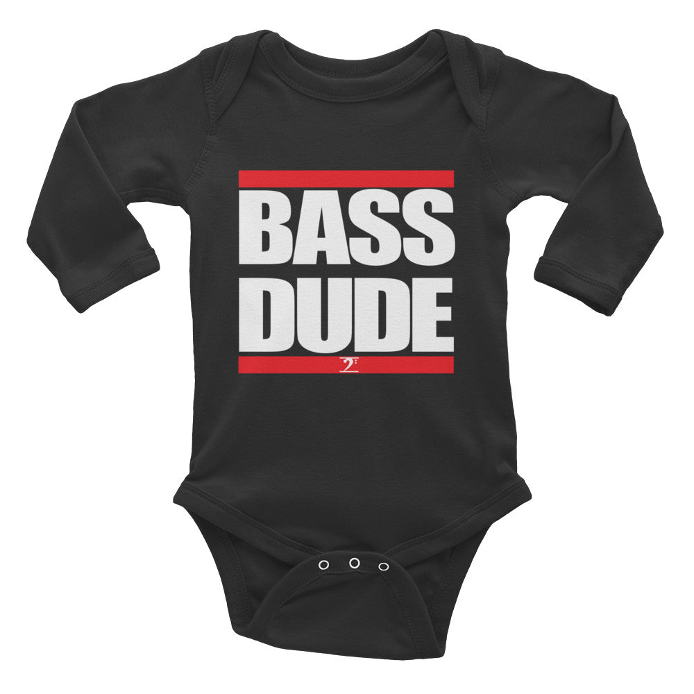 BASS DUDE Infant Long Sleeve Bodysuit - Lathon Bass Wear
