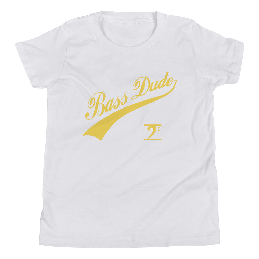BASS DUDE w/TAIL Youth Short Sleeve T-Shirt - Lathon Bass Wear