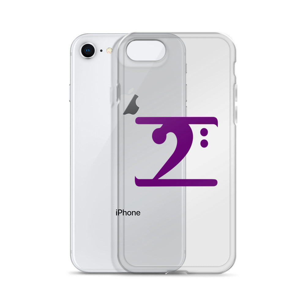 PURPLE LOGO iPhone Case - Lathon Bass Wear