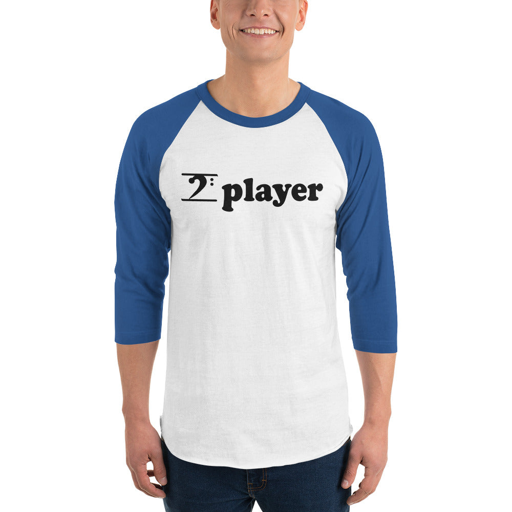 PLAYER 3/4 sleeve raglan shirt - Lathon Bass Wear