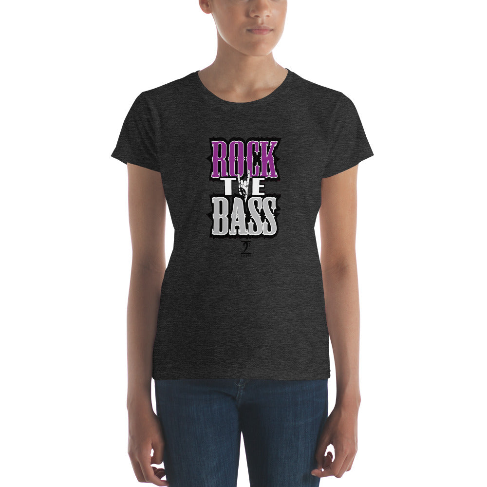 ROCK THE BASS Women's short sleeve t-shirt - Lathon Bass Wear