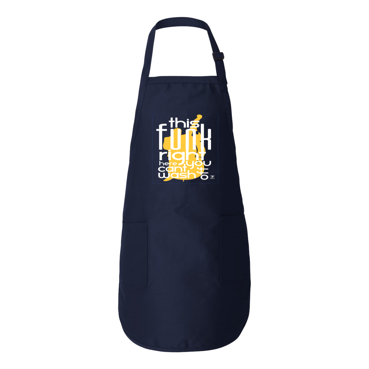 THIS FUNK RIGHT HERE - UPRIGHT Full-Length Apron with Pockets - Lathon Bass Wear