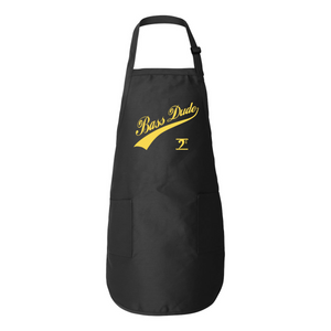 BASS DUDE w/TAIL Full-Length Apron with Pockets - Lathon Bass Wear